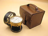 Negretti and Zambra London anemometer in leather case